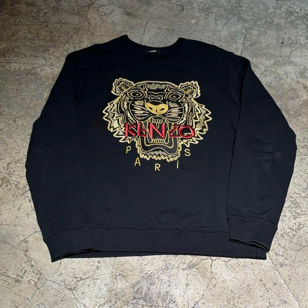 KENZO ケンゾー 虎刺スウェット SIZE.S F955SW0014X7 表参道t