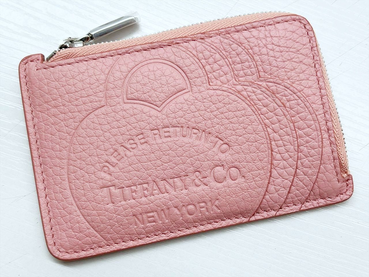 ♥保管 TIFFANY-Co ティファニー リターントゥ フラグメントケース カード コインケース ピンク