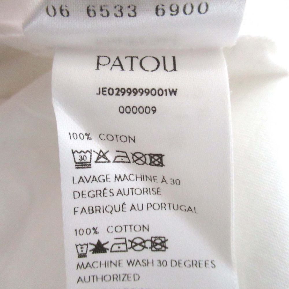 美品 Patou パトゥ ロゴプリント クルーネック 半袖 Tシャツ  
