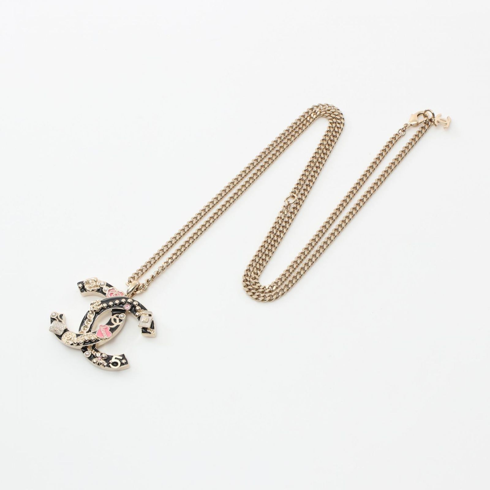 シャネル CHANEL ネックレス ココマーク ABD325 シャンパン
