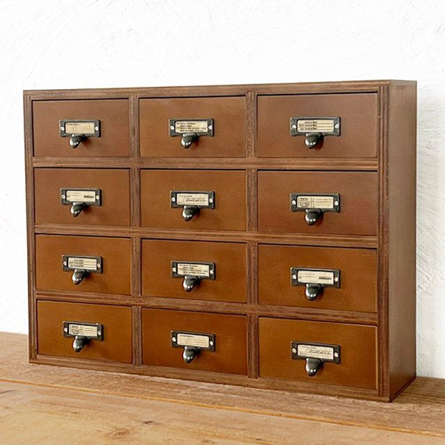 ウサギと花のイラスト付きバスケット 小物入れ 約20×26cm 高さ15cm