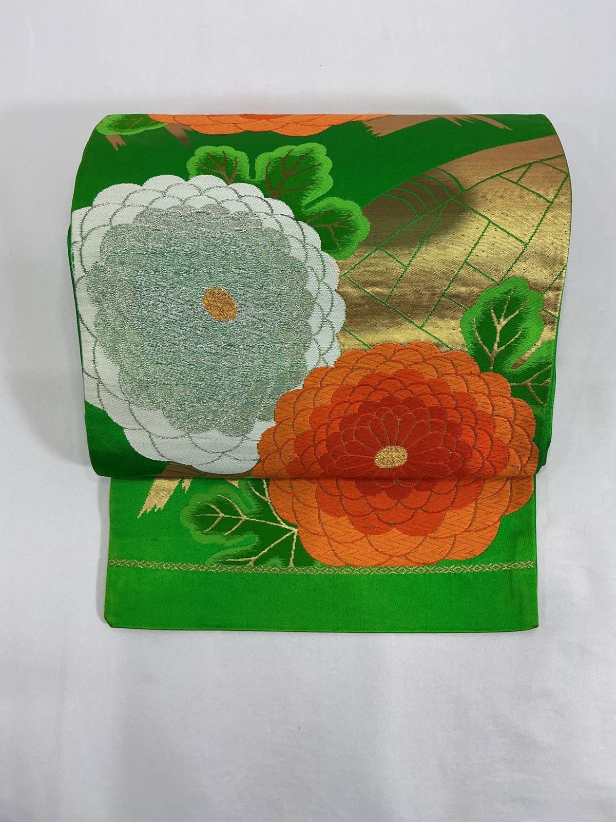 西陣織袋帯 新品 袋帯（未仕立て品） 未仕立て品 九寸名古屋帯・正絹＜未