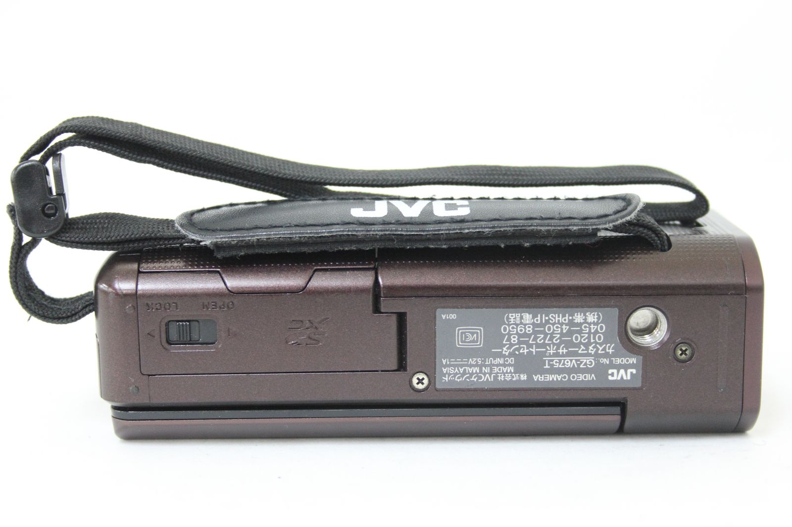 返品保証】 【録画再生確認済み】JVC GZ-V675-T ブラウン 12MEGA F1.2 