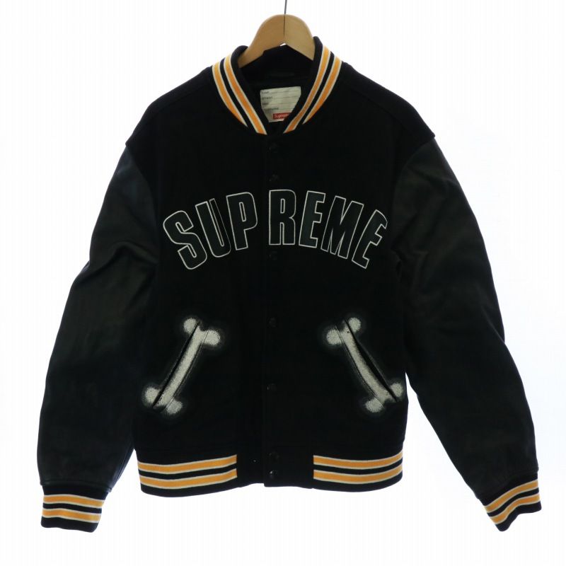 シュプリーム SUPREME sancheeto 18FW Bone Varsity Jacket