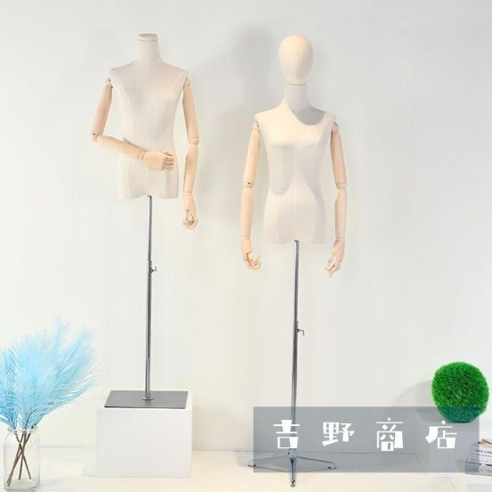 和装トルソー　(台付き．組み立て可) 楽天市場】和装ボディ 胴長 木製台 かんざし型ヘッド 着付け