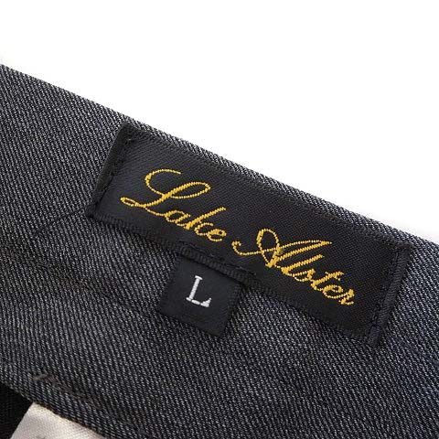 レイクアルスター Lake Alster パンツ スラックス 花柄 刺繍