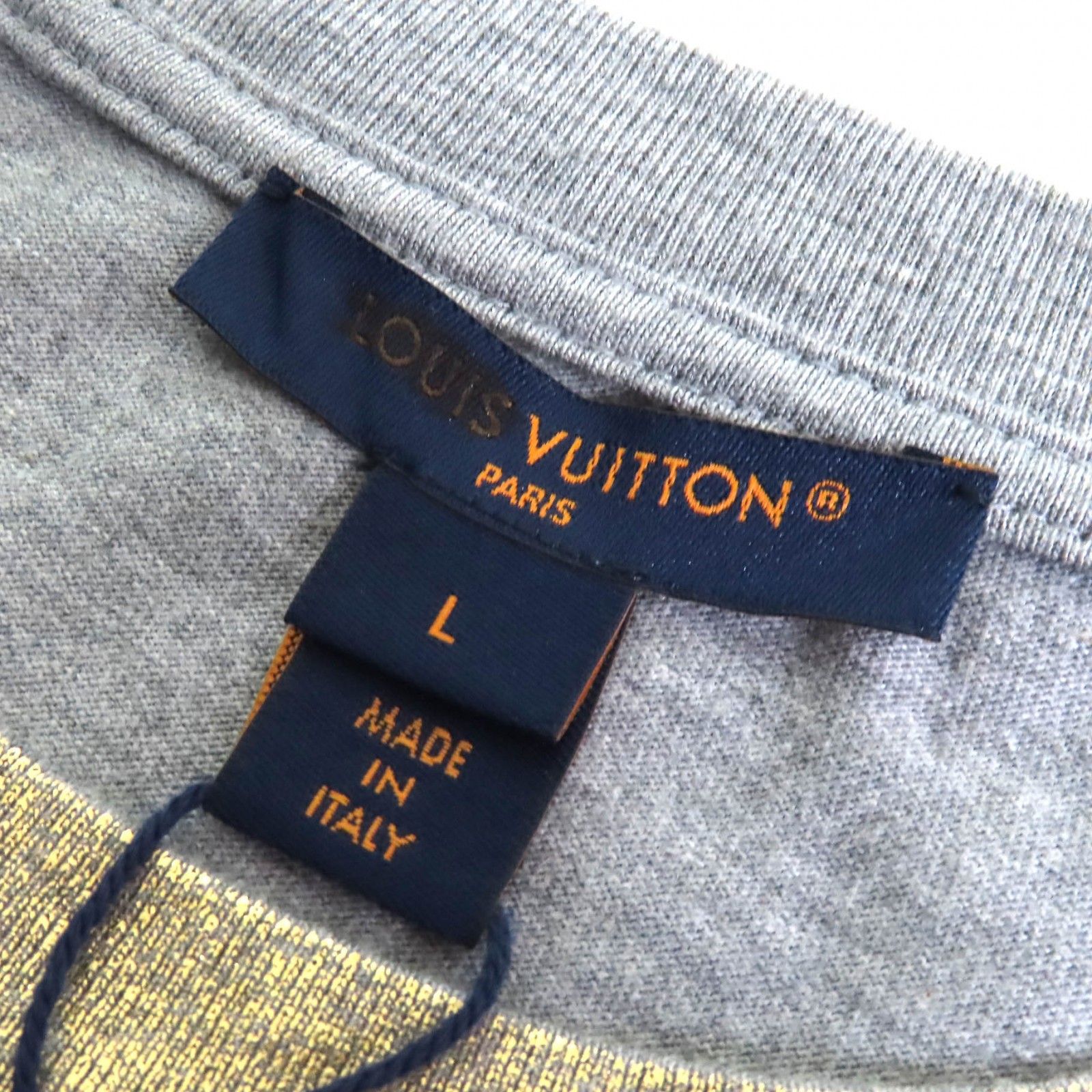 未使用品△LOUIS VUITTON ルイヴィトン 23SS コットン100％ LVロゴ  