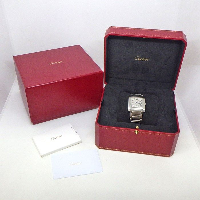 カルティエ Cartier 腕時計 タンクフランセーズ LM ラージ WSTA0067