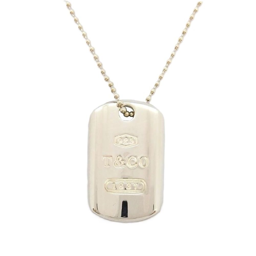 ティファニー Tiffany&Co. 1837 ドッグタグ ネックレス SV925
