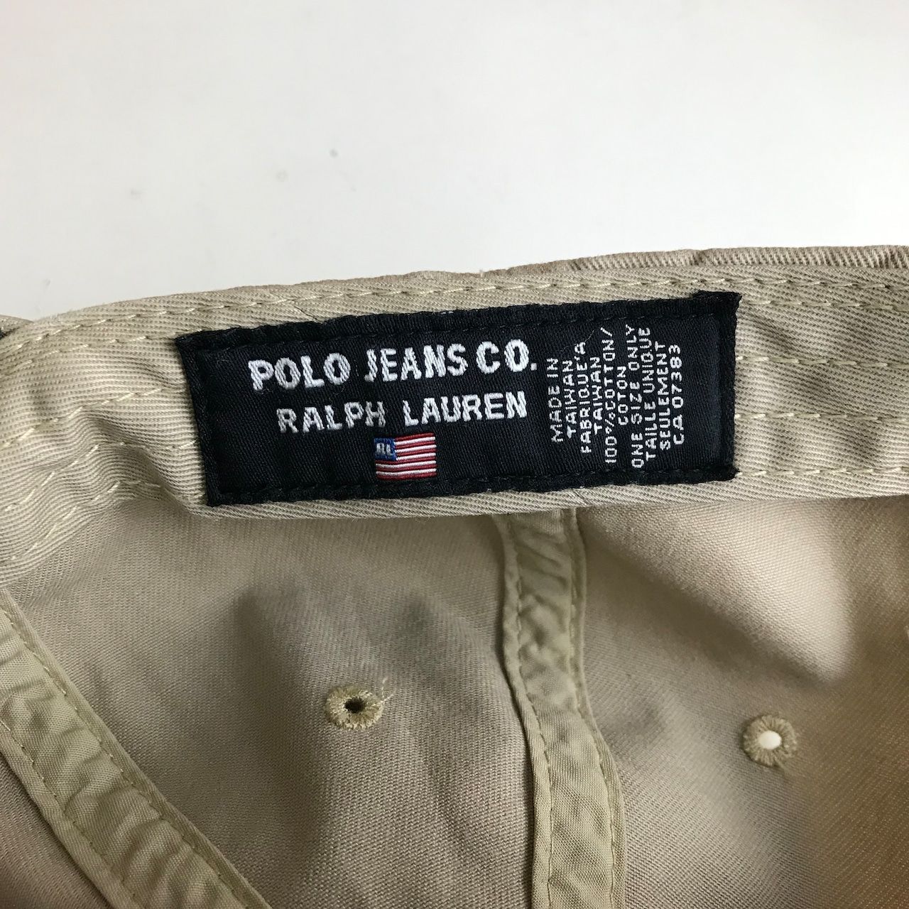 90s POLO JEANS CO. RALPH LAUREN ポロ ジーンズ  ラルフローレン キャップ 帽子 90年代 古着 s24072761