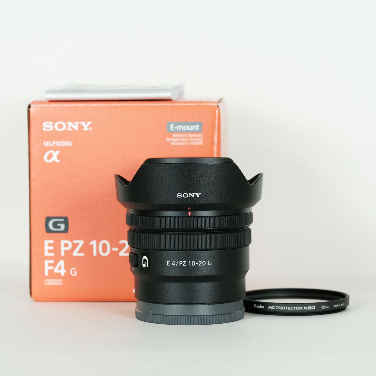 新品同様｜フィルター付] SONY E PZ 10-20mm F4 G SELP1020G