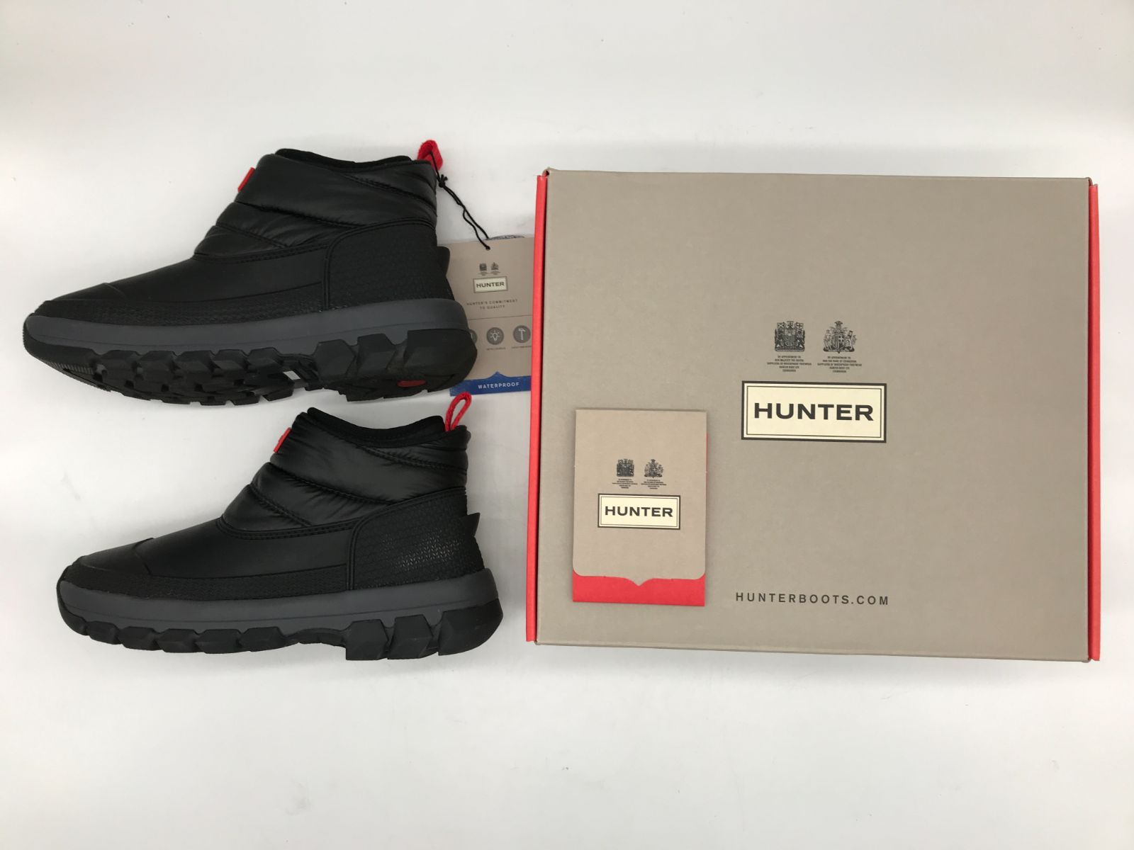 【未使用】HUNTER ハンター スノーブーツ ほぼ未使用ハンタースノーブーツHunter
