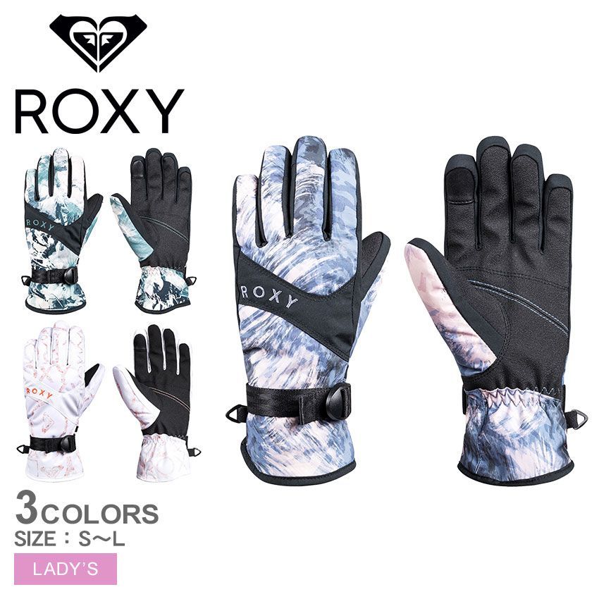ロキシー 手袋 ERJHN03251 レディース JETTY GLOVES ROXY カラー:01.ホワイト 品番：2423-0317