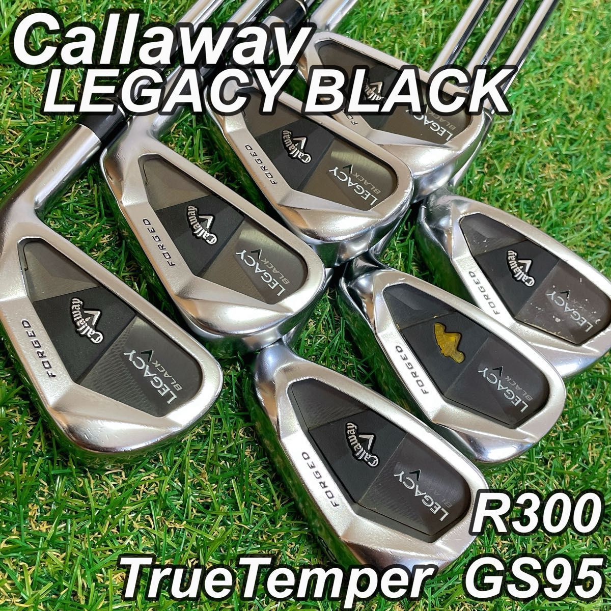 人気 Callaway キャロウェイ LEGACY ブラック レガシー アイアンセット 7本 TrueTemper R300