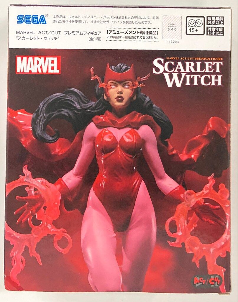 セガ ACT/CUT プレミアムフィギュア MARVEL スカーレット