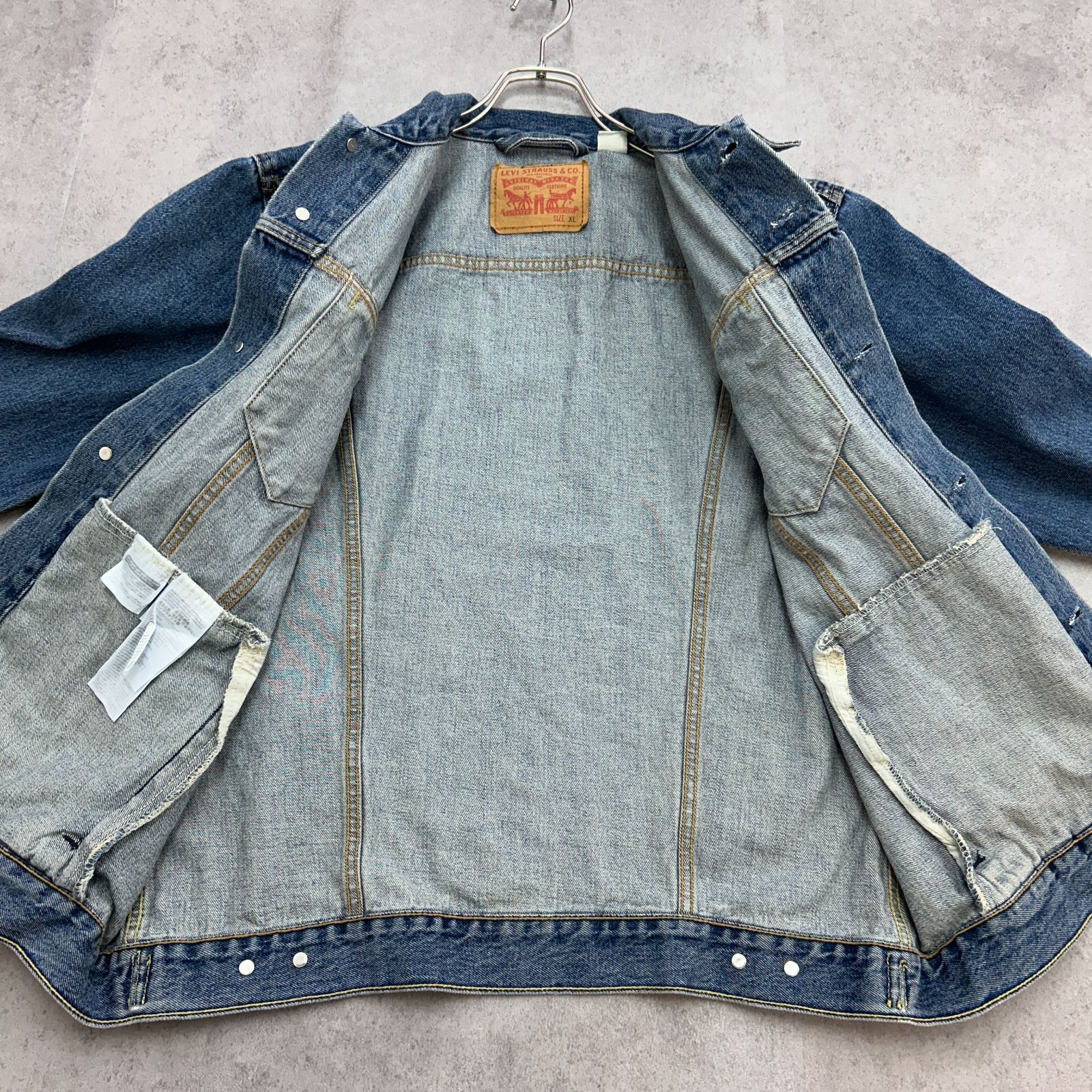 Levi's リーバイス 72334 トラッカー 良いサイズ 短丈 4th トレンド 身