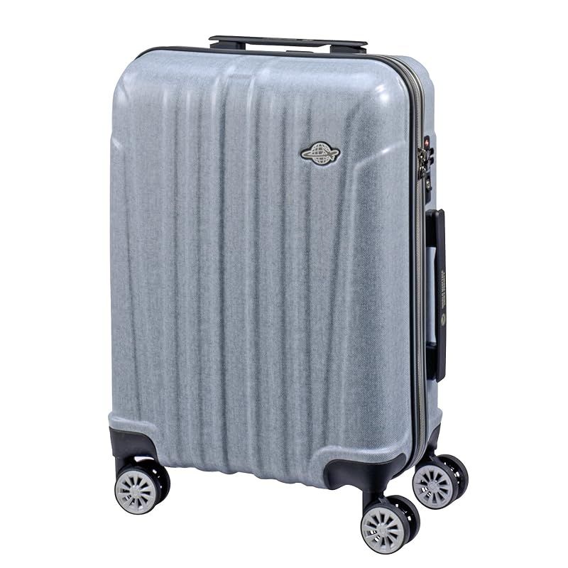 JTB商事 ジッパーキャリー WORLD HERITAGE 48 グレー 容量34? 機内持ち込み可 1