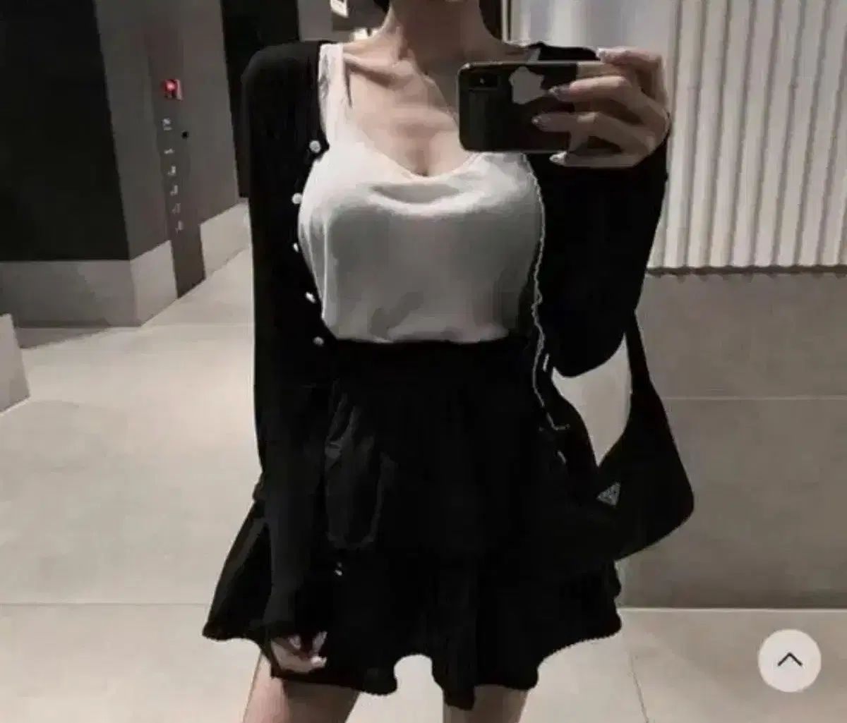 極美品】DIOR ディオール レザースカート CDボタン 黒 36 極美品】DIOR