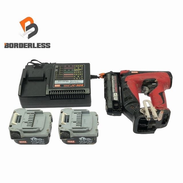 マックス/MAX TJ-35P1 14.4V 充電式ピンネイラ ☆中古品☆MAX マックス/MAX TJ-35P1 14.4V 充電式ピンネイラ ☆中古品☆MAX