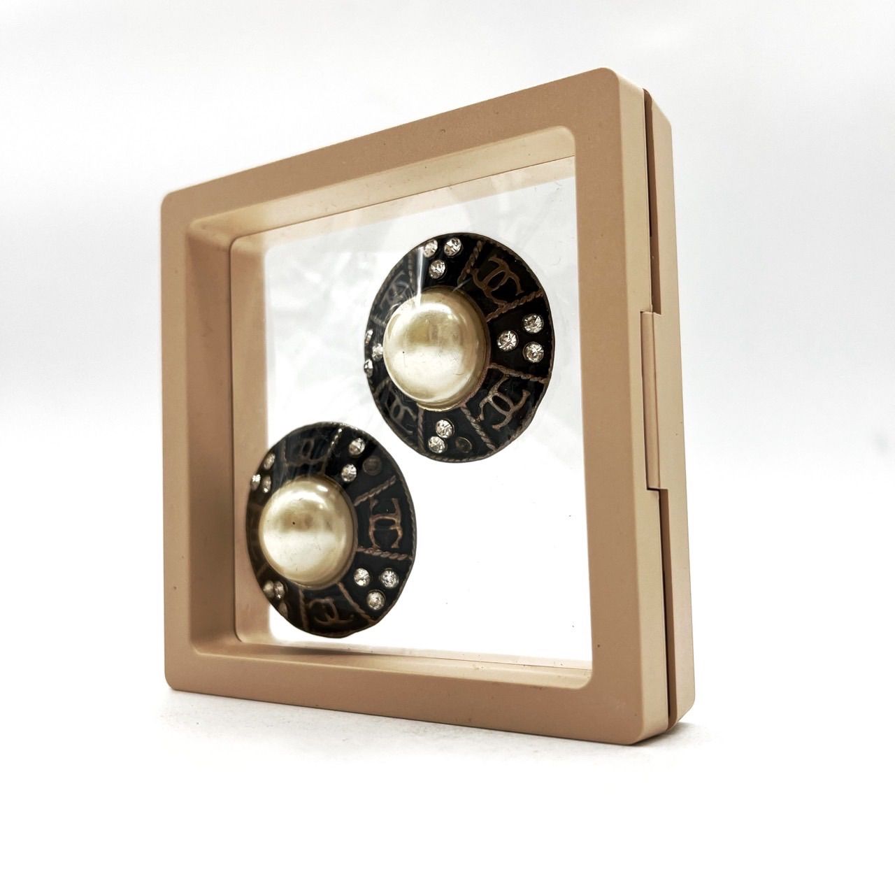 Pt900 5連ダイヤモンド ピアス スタッドピアス ※片方のみ Y03508