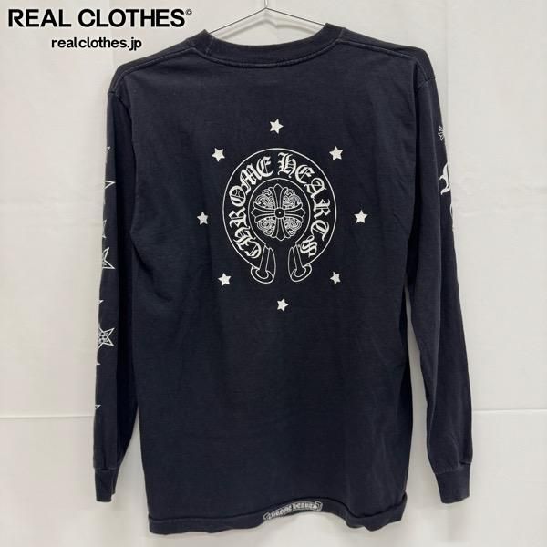 CHROME HEARTS|クロムハーツ MALIBU|マリブ スター 袖 プリント ポケット 長袖 Tシャツ|M