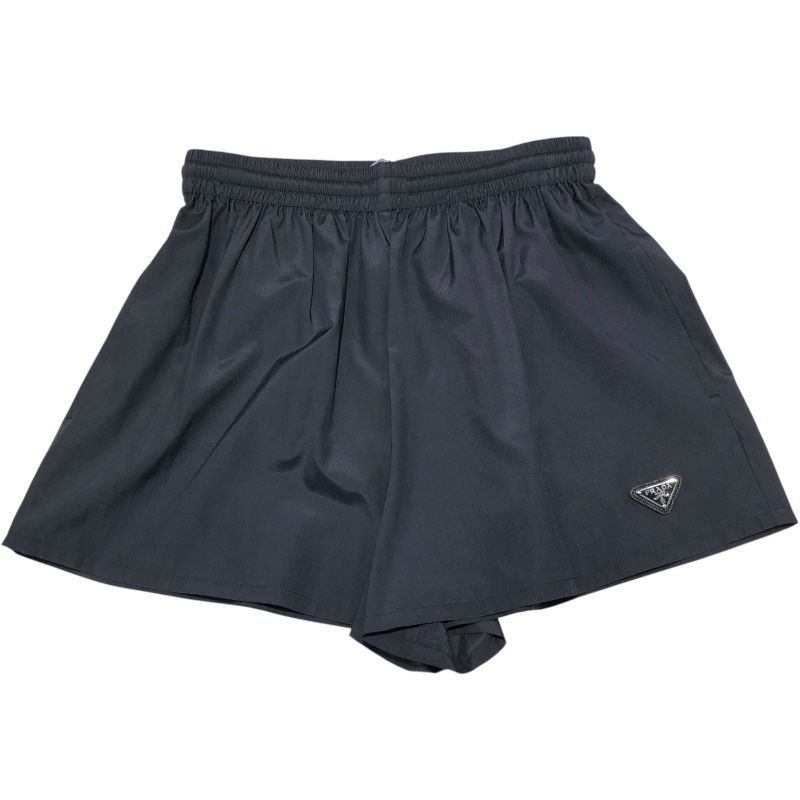 プラダ PRADA Re-Nylon ロゴショートパンツ P218G ネイビー ナイロン ナイロン レディース ショートパンツ