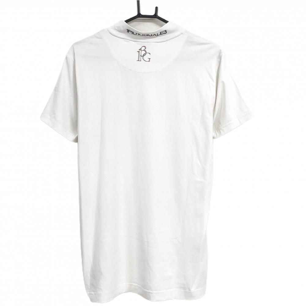 半袖ハイネックシャツ 白