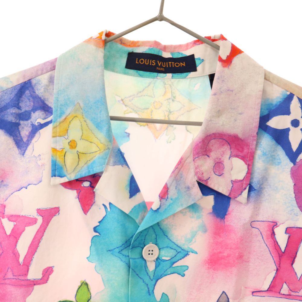 LOUIS VUITTON (ルイヴィトン) 21SS MULTI COLOR MONOGRAM WATER COLOR SHIRT RM211V  BT3 HLS02W マルチモノグラムウォーターカラー半袖シャツ マルチ - メルカリ