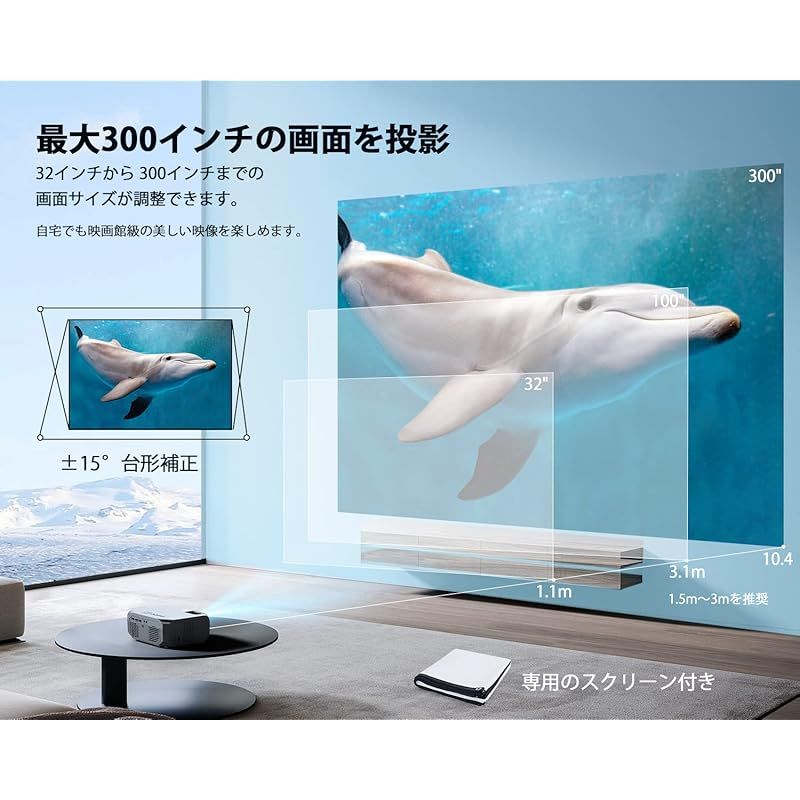 最新家庭用24000LM＆100