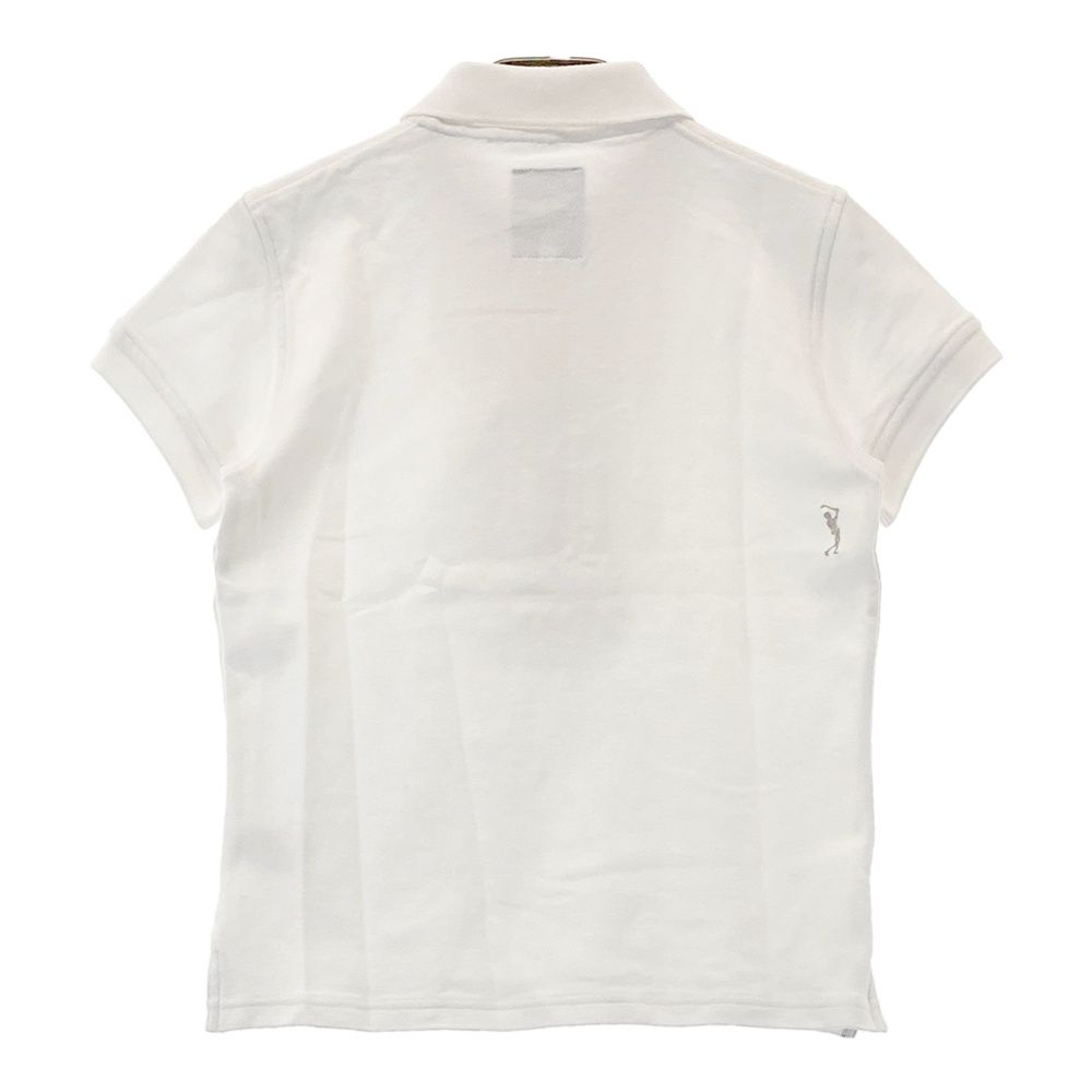 サイズ：S MARK&LONA マークアンドロナ 半袖ポロシャツ フリル