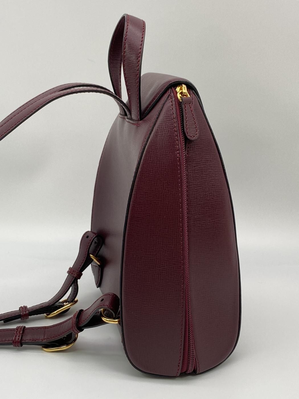 極美品 カルティエ マストライン ターンロック レザー リュックサック