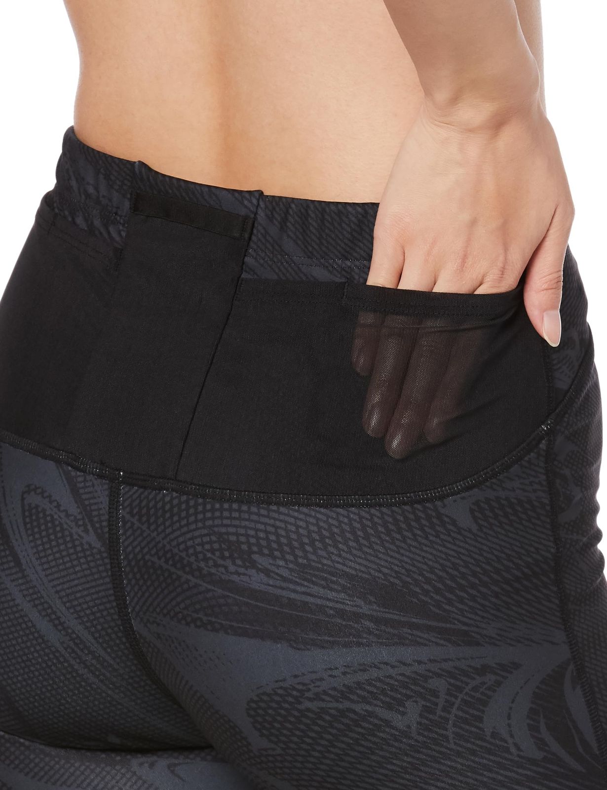 アシックス ランニングウェア ランニンググラフィックマルチポケットタイツ 2012C784 レディース 002 パフォーマンスブラック M