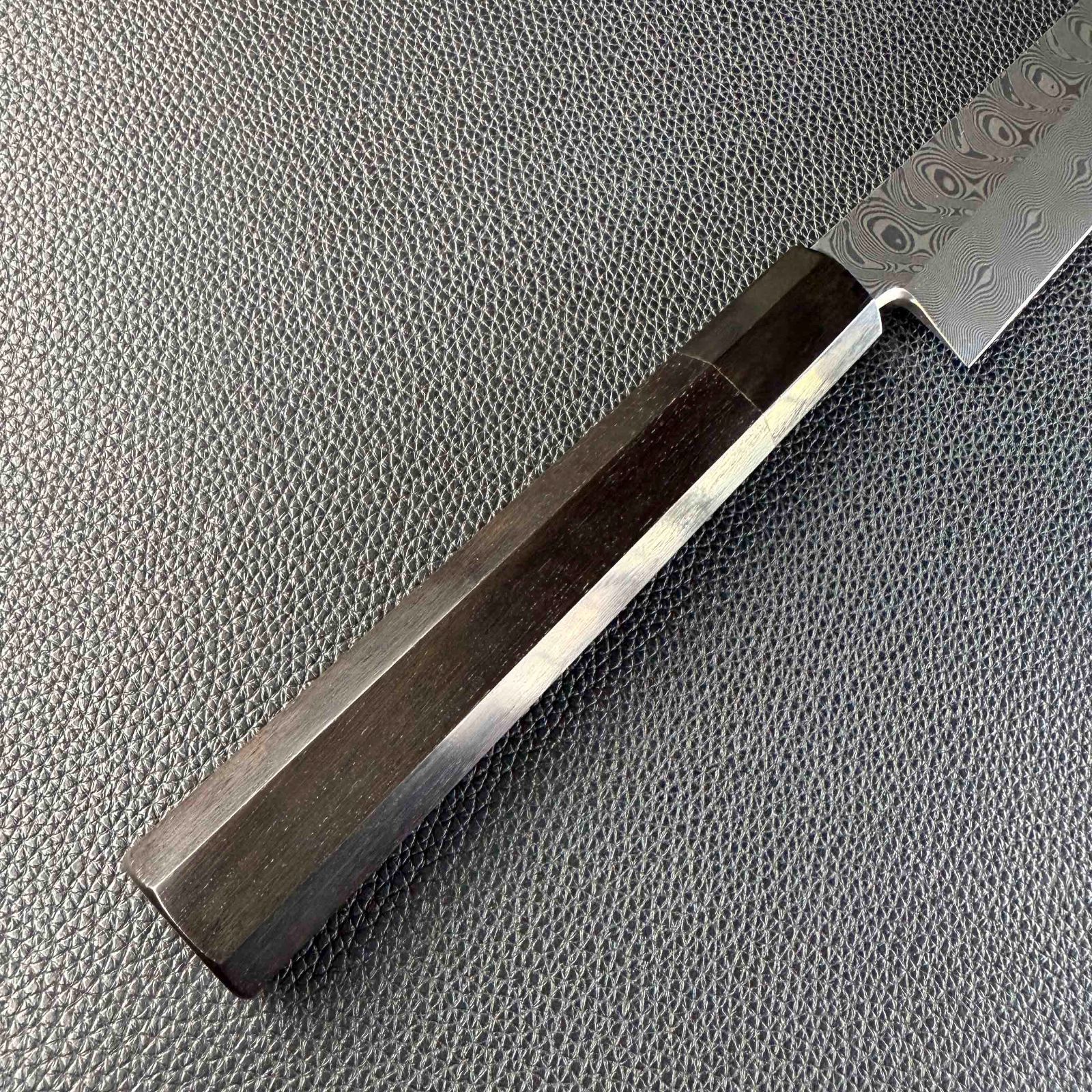 先丸柳刃包丁 尺一（刃渡り330mm）ダマスカス鋼 本刃付け 和包丁 刺身 