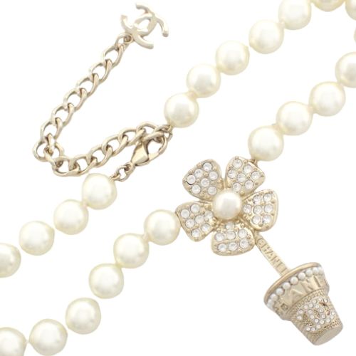 CHANEL(シャネル) パールネックレス ネックレス アクセサリー 花