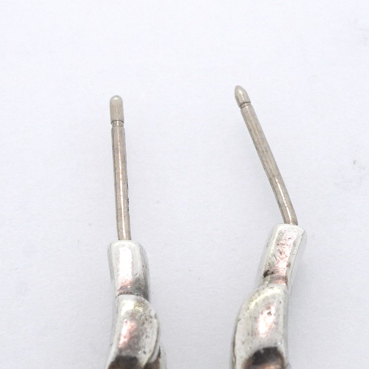 5jhb0389】ティファニー ピアス フープ シルバー925【中古】レディース