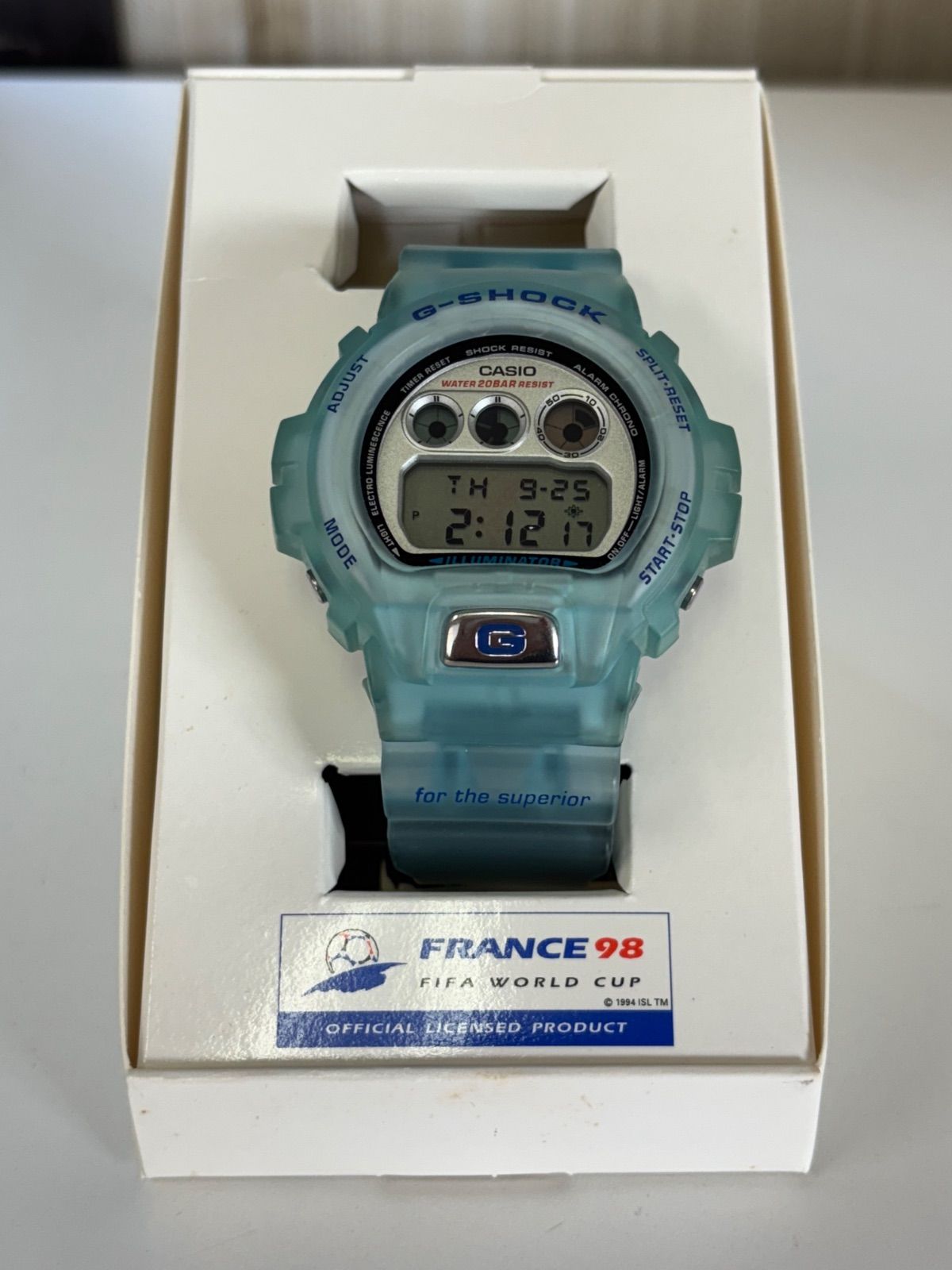 CASIO G-SHOCK DW-6900WF フランスワールドカップ ブルー