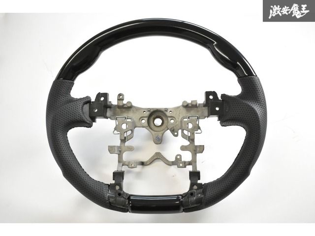 新品 Z.S.S. ZVW30 30 30系 プリウス 車検対応 ステアリング ハンドル ガングリップ 純正交換 ピアノブラック ブラック 艶黒 極黒 ZSS
