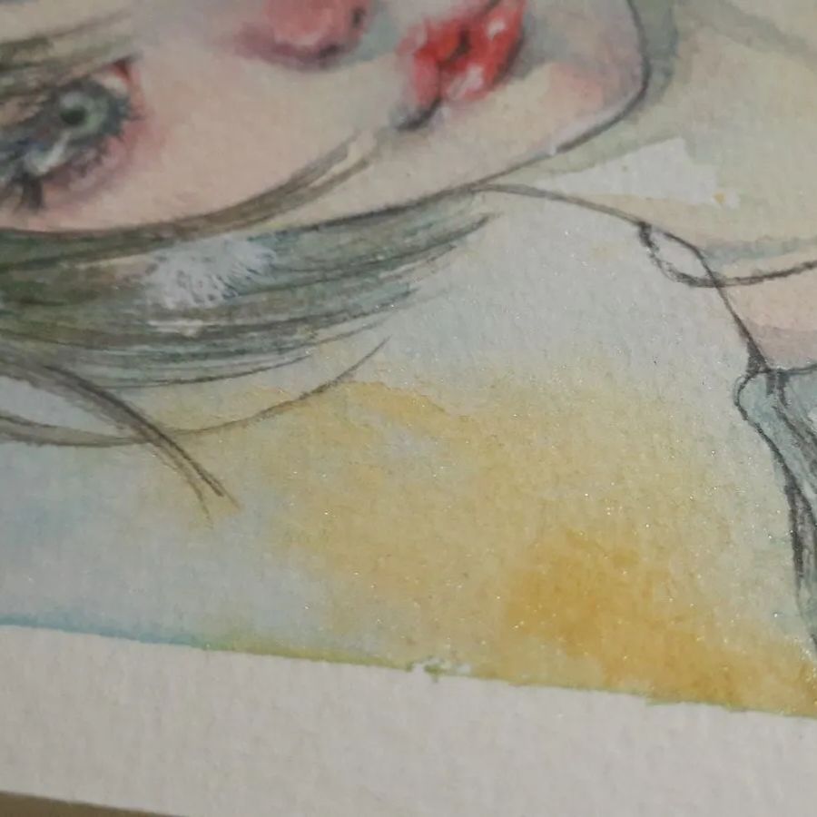 水彩画　絵画　原画　手描き　オリジナルイラスト　1点物 水彩画絵画原画手描きオリジナルイラスト1点物