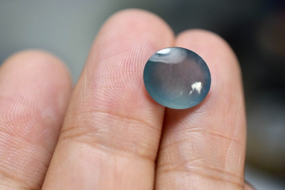 SR12-20 宝石質 高氷種 深青色 グアテマラ産 天然 A貨 本翡翠 ルース 硬玉 ジェダイト WWW_MORNINGWALKER_COM
