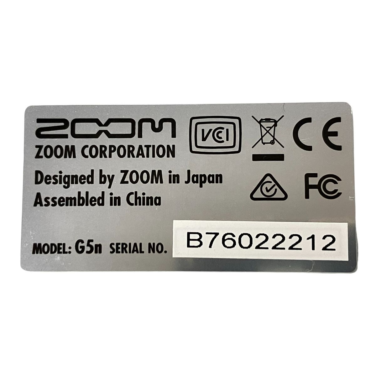 ZOOM ズーム G5n マルチエフェクター 音響機材 中古 S9574198 - メルカリ