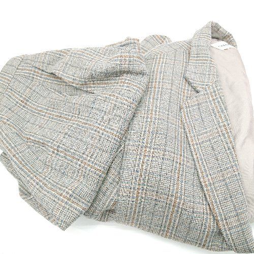 ◇ ⊂ COCODEAL ココディール 千鳥柄 セットアップ サイズ1 グレー ベージュ レディース E 【1412090037016】