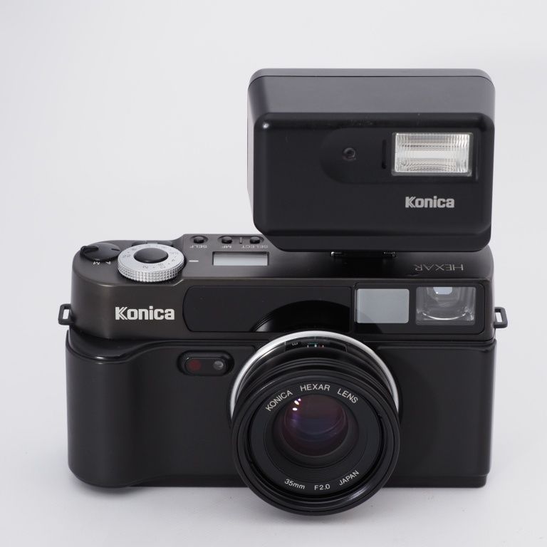 Konica AUTO DATE フィルムカメラ ブラック Konica AUTO DATE フィルムカメラ - メルカリ