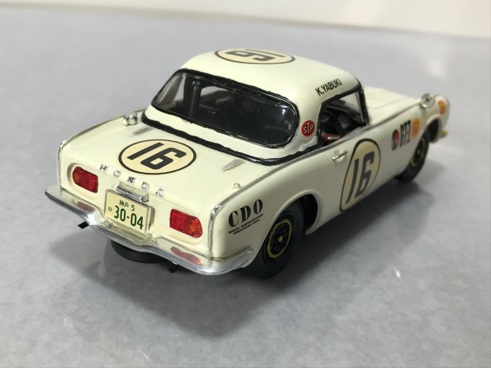 ホンダS800レース仕様 フジミの1/24キットの完成品 - メルカリ