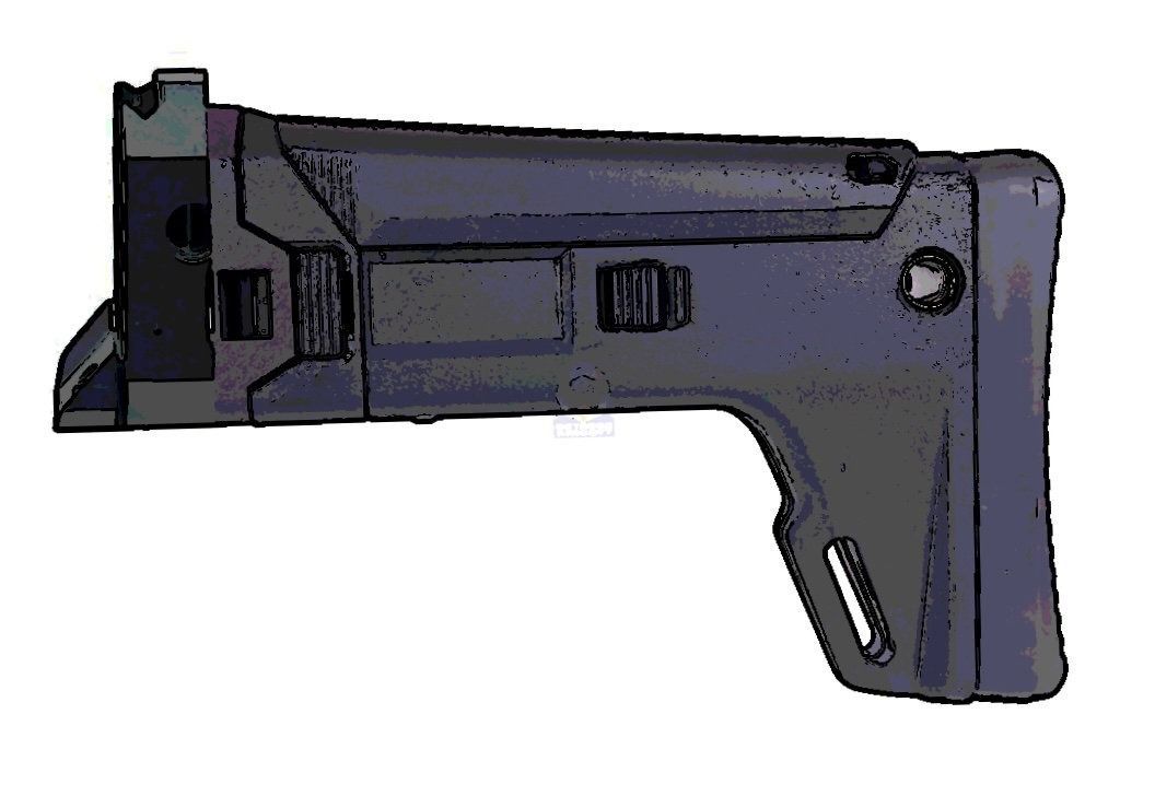 fcw acr ストック m1913レール FCW Masada ACR ストックキット (MCX/MPX ガスブローバック用) fcw acr