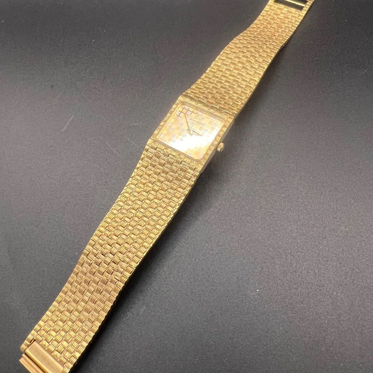 RAYMOND WEIL ゴールド腕時計 Exc+5] RAYMOND WEIL Coliseum 18K Gold QZ Watch Used Working