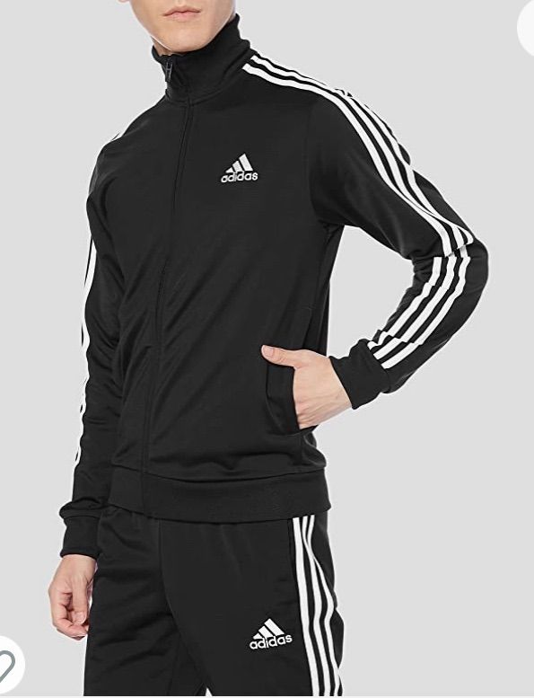 新品未使用 アディダス adidas ジャージ上下 サイズL ブラックホワイト