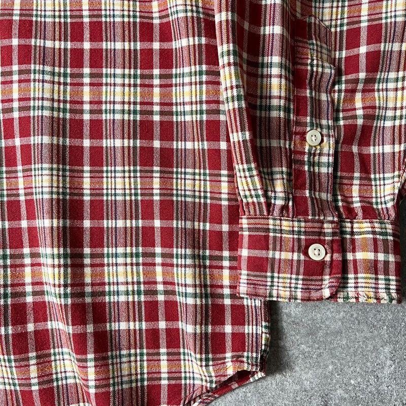 BIG SHIRT 90s RALPH LAUREN マルチカラー チェック 長袖 ボタン