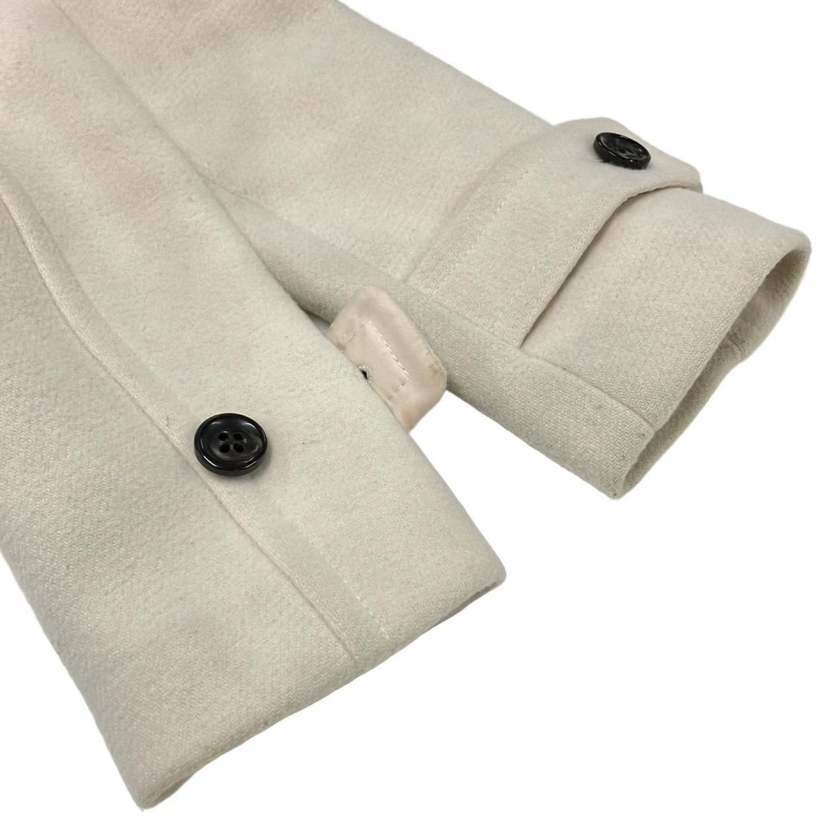 【美品】UNITED ARROWS ダッフルコート アイボリー サイズ38 ユナイテッドアローズ グリーンレーベル ダッフルコート サイズ38 M