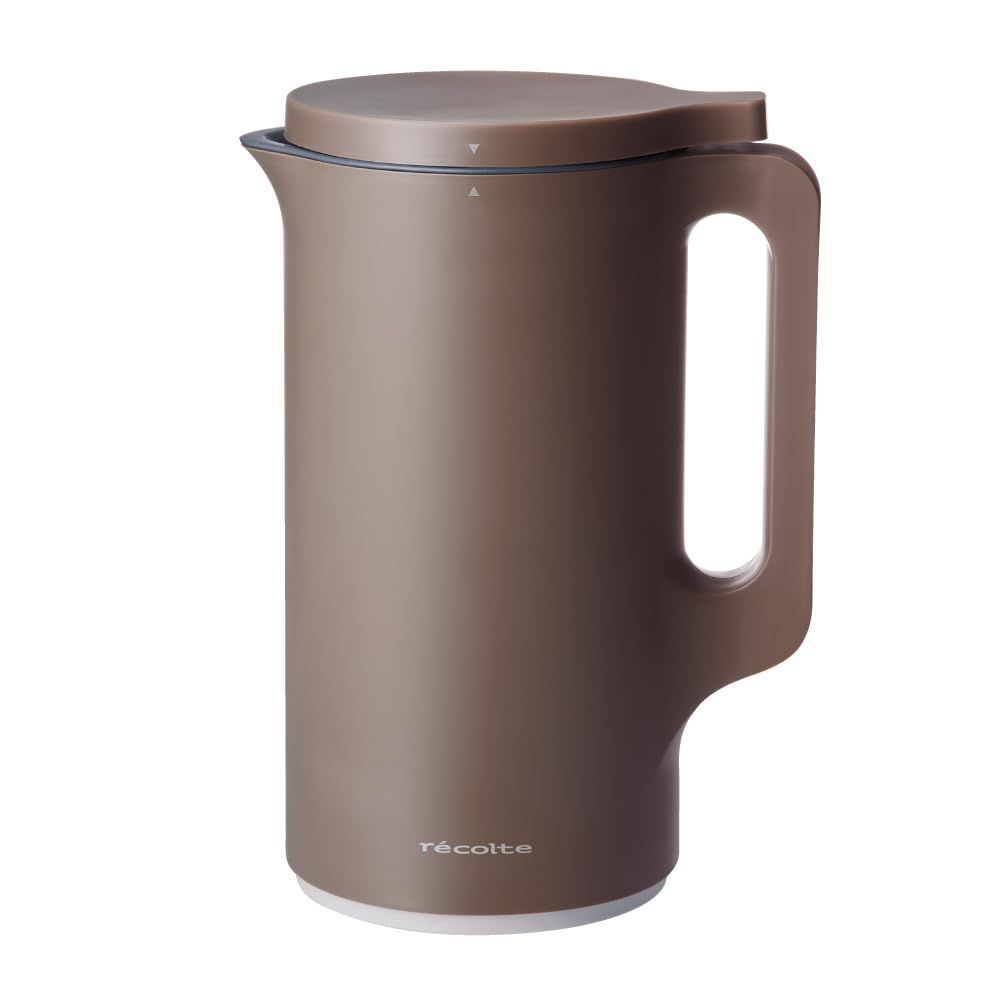 日本 recolte レコルト 自動調理ポット スープメーカー 大容量 約600ml 30レシピ 豆乳メーカー 全自動 ポタージュ 洗いやすい レシピ本付き 離乳食 おかゆ 加熱式 RSY-2 MBR