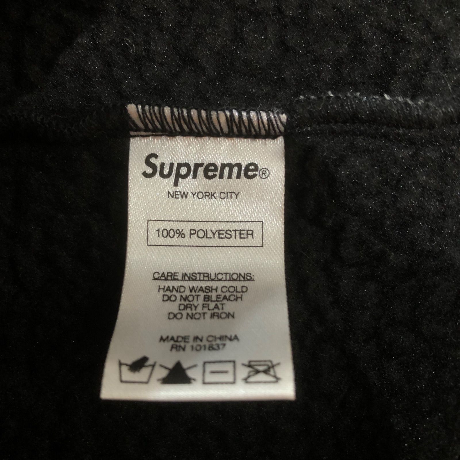 未使用品 Supreme 15AW FLEECE NECK GAITER プリント フリース